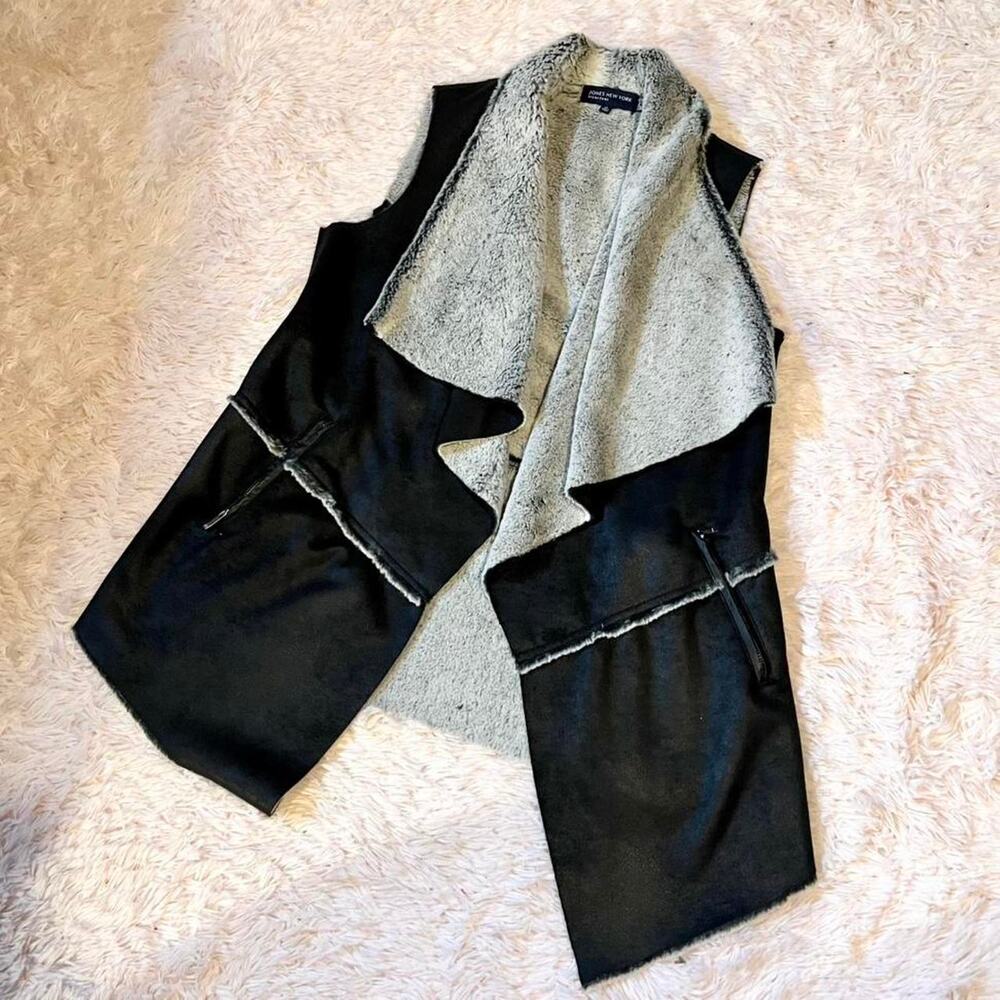 Faux Shearling Quiet Luxury Goblin‎ REN Faire Cosplay Mystical Whimsy Goth Vest